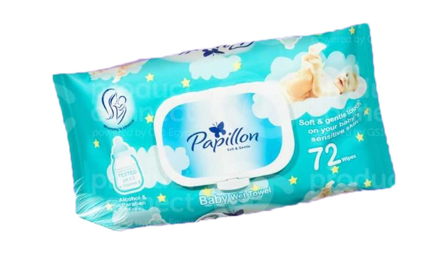 PAPILION BABY WET TOWELS 72'S